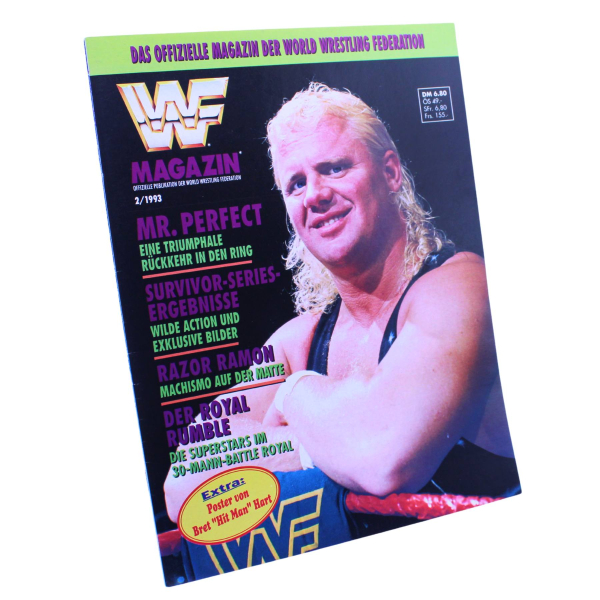 WWF Magazin Nr. 2 (1993) – Ehapa – Mr. Perfect, Royal Rumble Vorschau, Razor Ramon – Poster fehlt